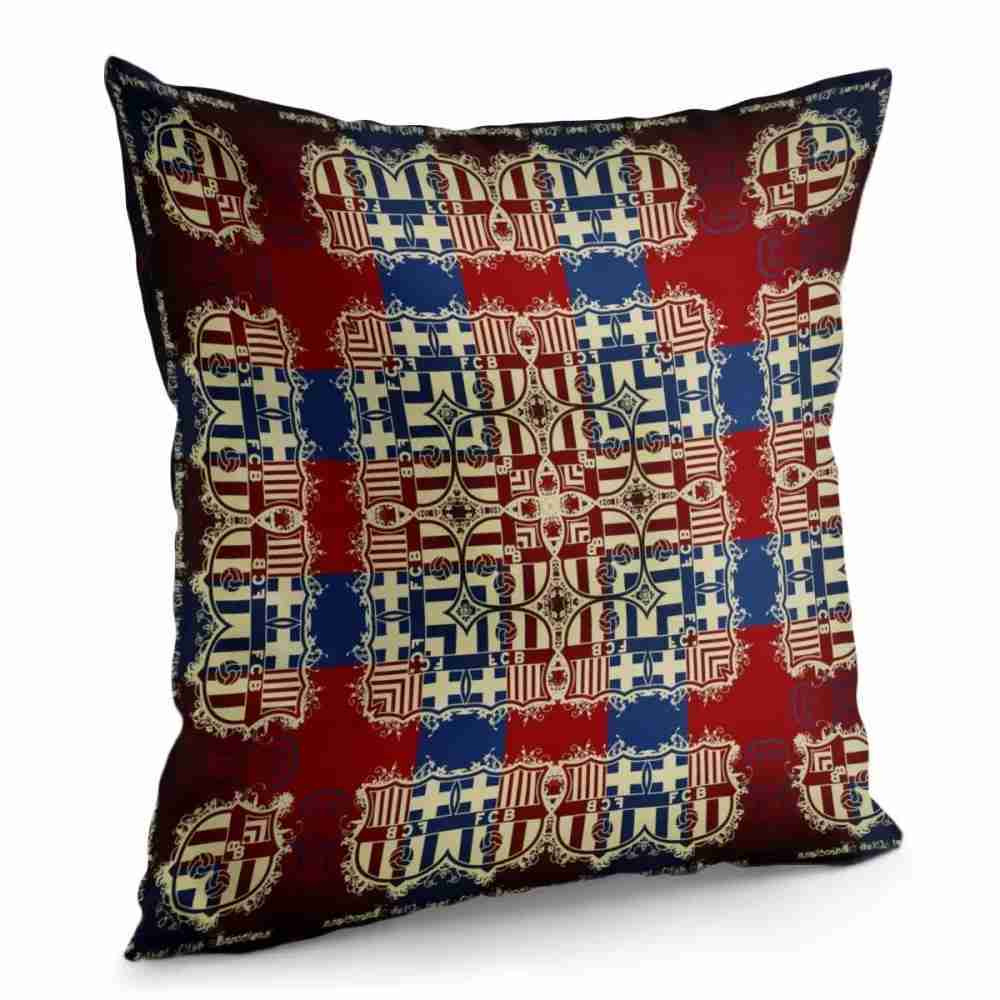 FC BARCELONA Official Arabesque Pattern Pillow Cover