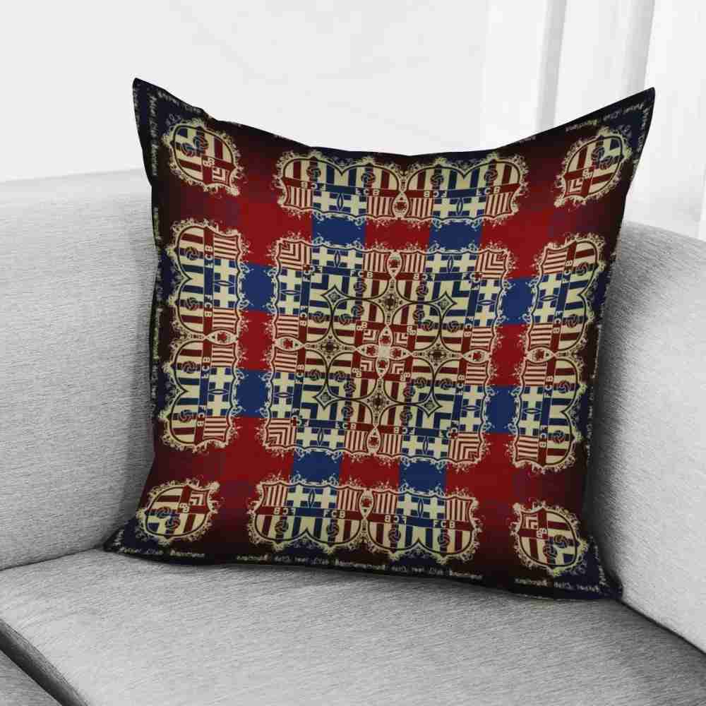 FC BARCELONA Official Arabesque Pattern Pillow Cover