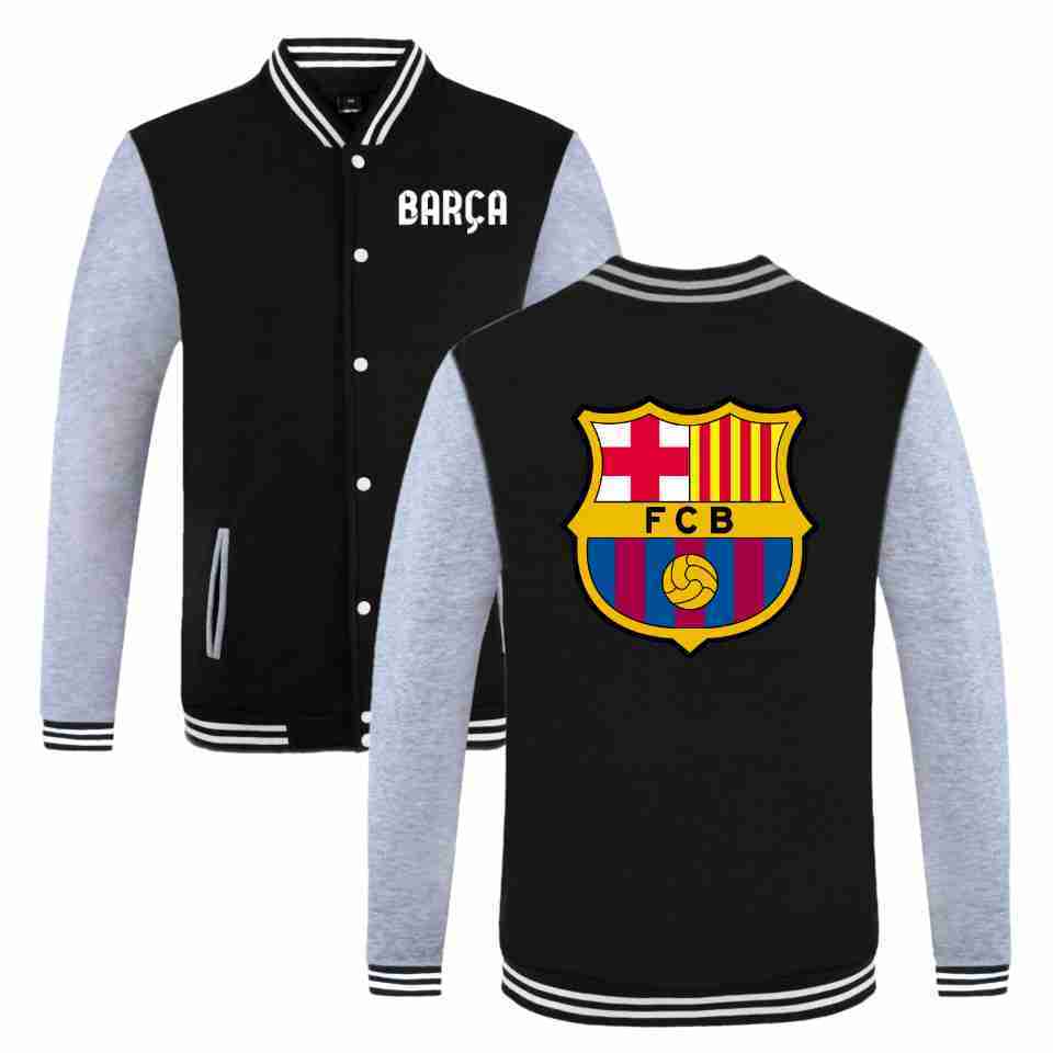 FC BARCELONA Official Barca Unisex Baseball Jackets