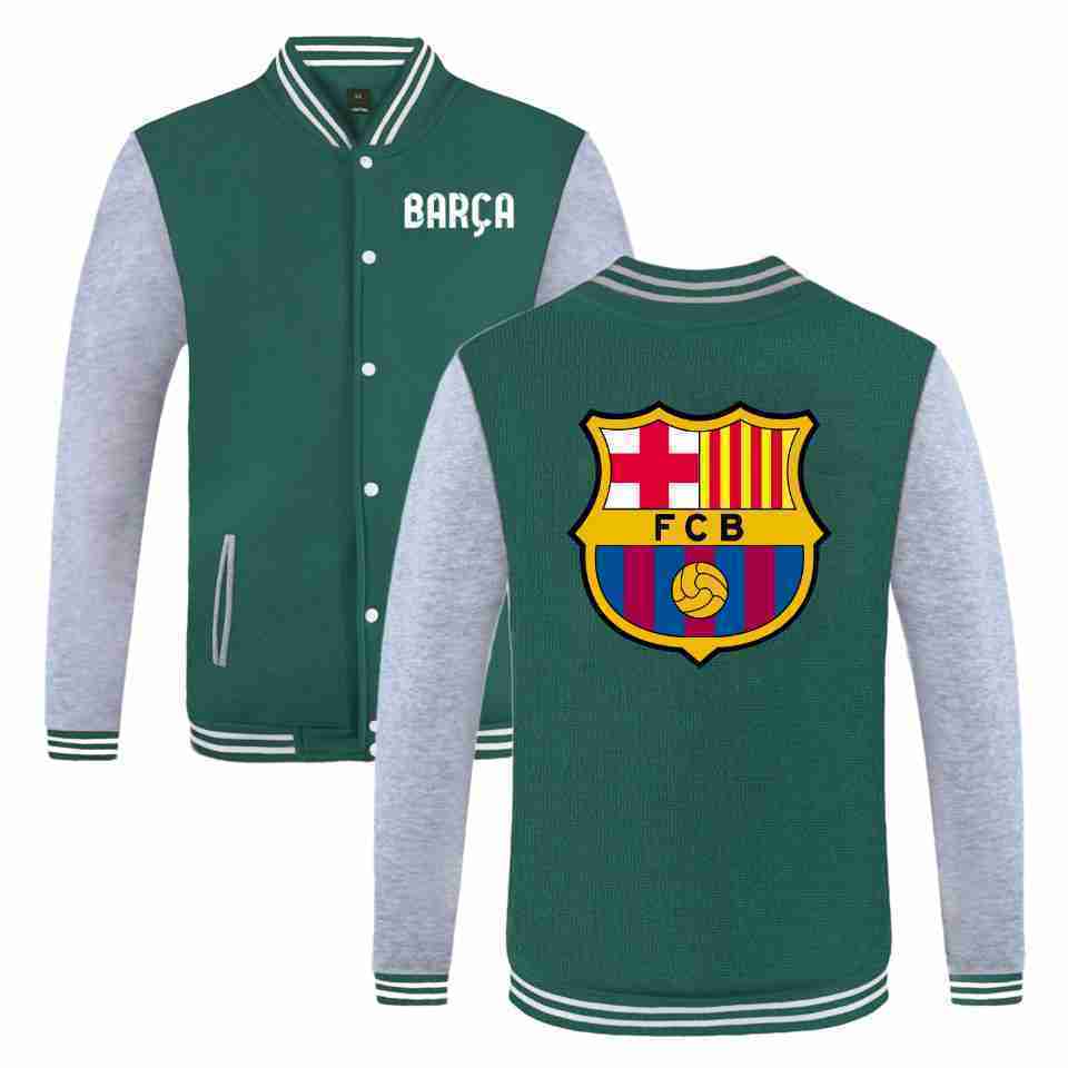 FC BARCELONA Official Barca Unisex Baseball Jackets