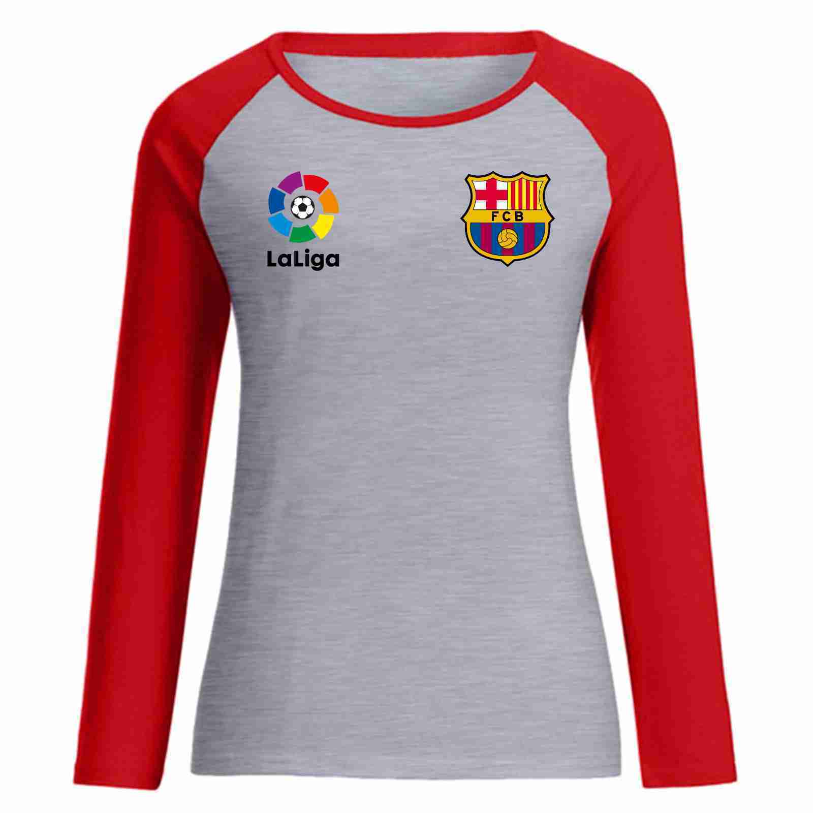 FC BARCELONA Official La Liga Womens Long Sleeve TShirts