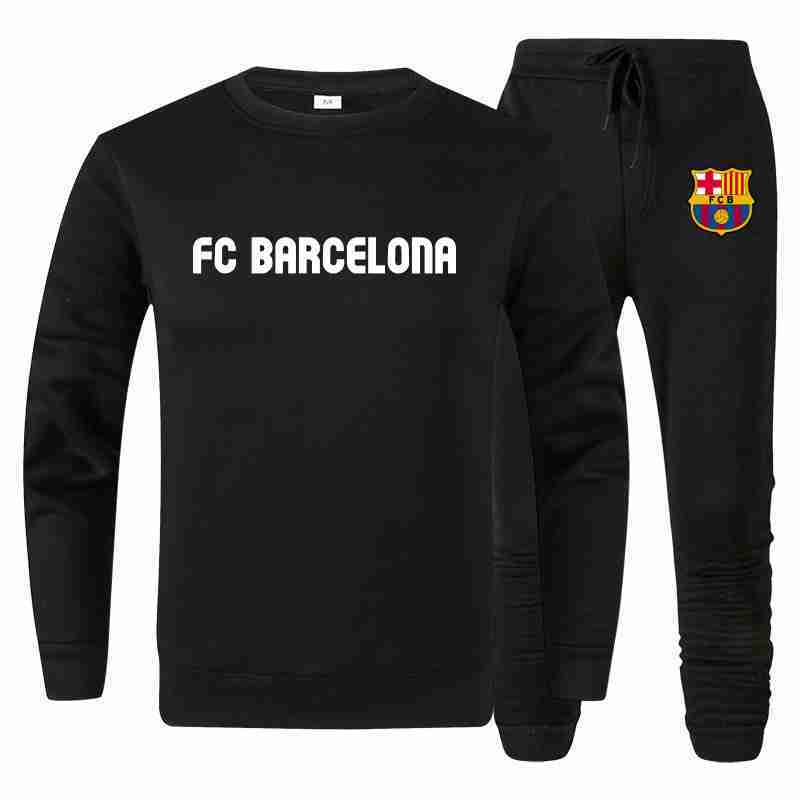 FC BARCELONA Official Pullover Pants Unisex Winter Sets