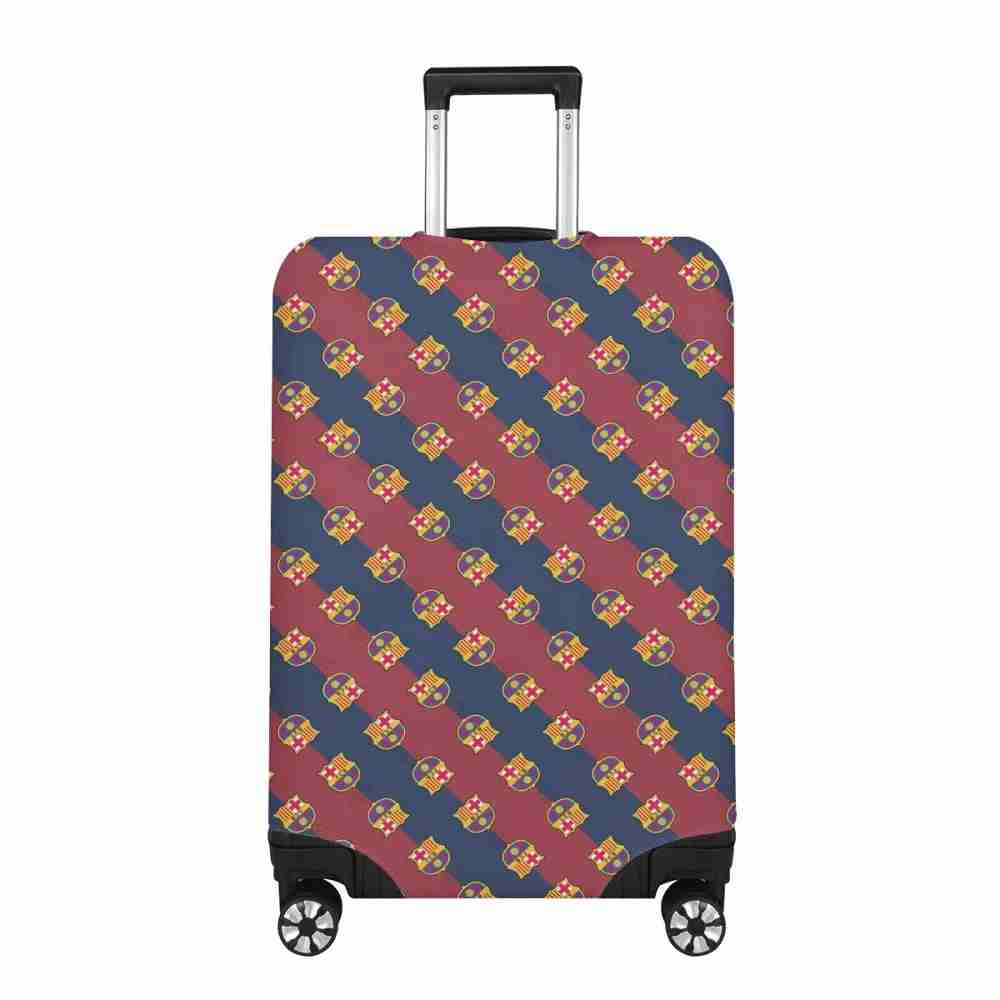 FC BARCELONA Official Striped Symbol Pattern Luggage Covers