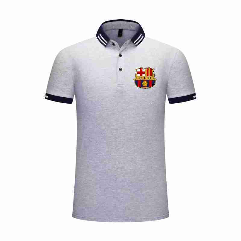 FC BARCELONA Official Vintage Symbol Unisex Cotton Polo Shirts