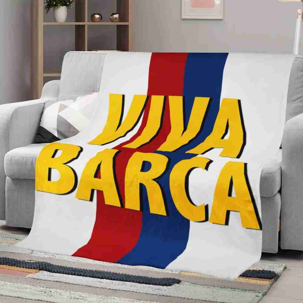 FC BARCELONA Official Viva Barca Blanket