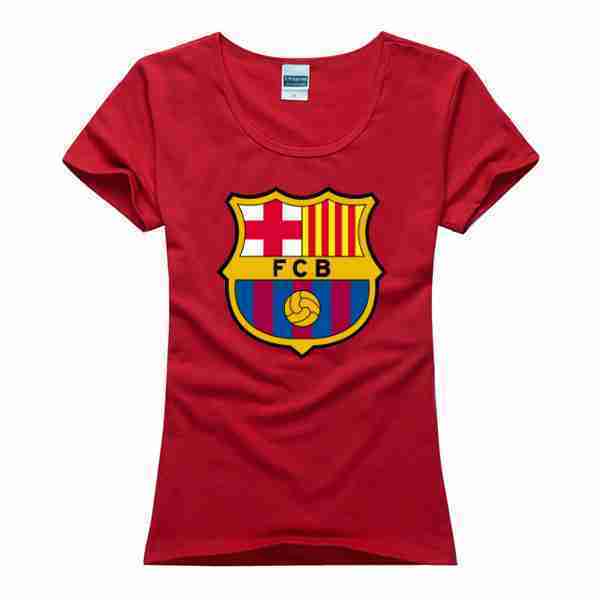 FC BARCELONA Official Womens Scoop Neck TShirts