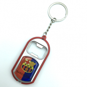 FC BARCELONA 2 Pcs Set Light Bottle Opener Keychain