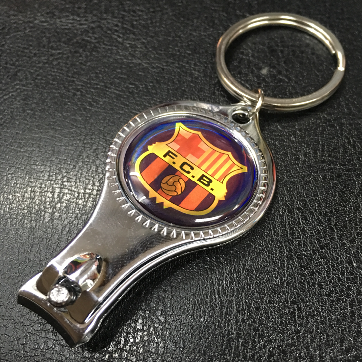 FC BARCELONA Multifunctional Nail Clippers Keychain