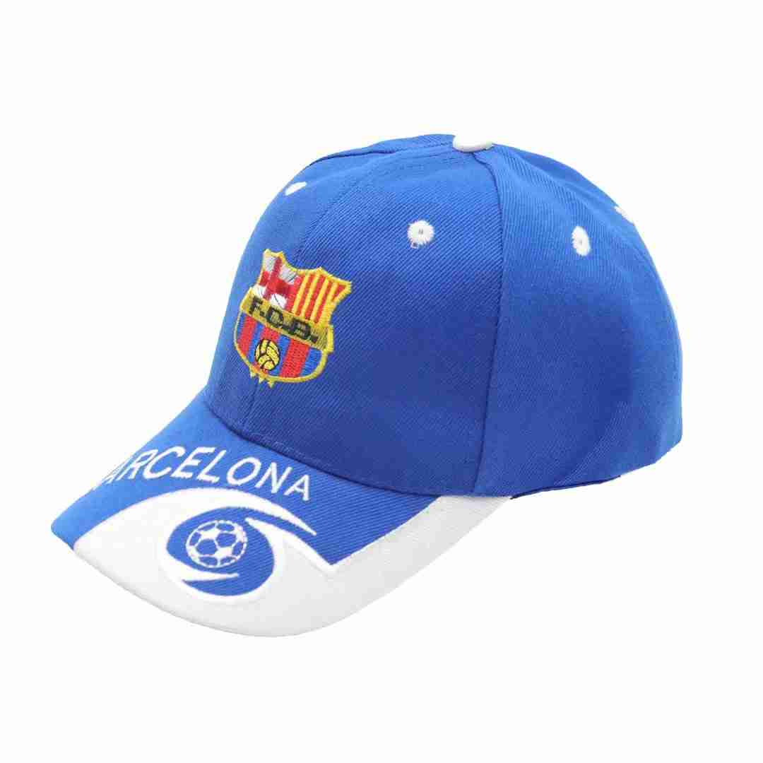 FC BARCELONA Official Emblem Blue White Baseball Cap