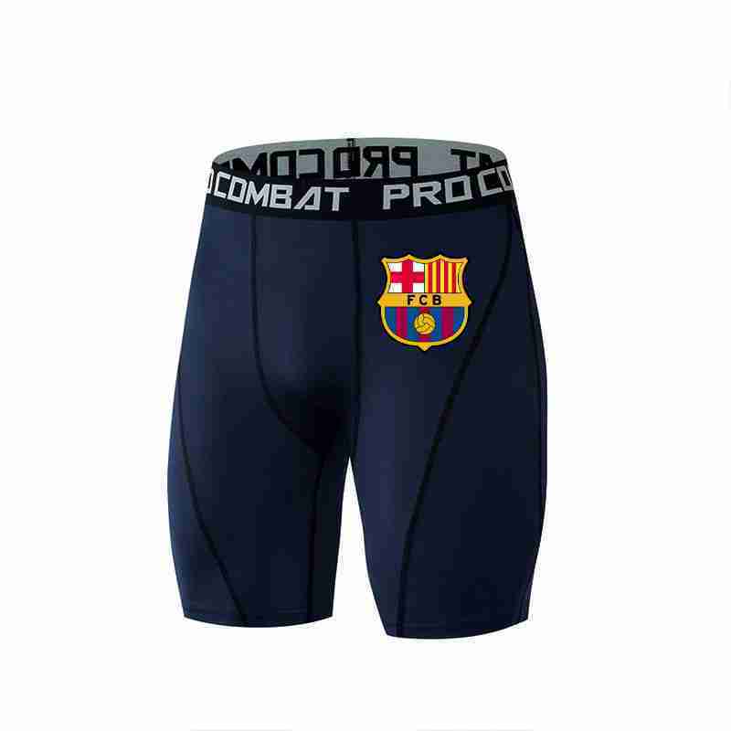 FC BARCELONA Official Mens Quick Dry Compression Shorts