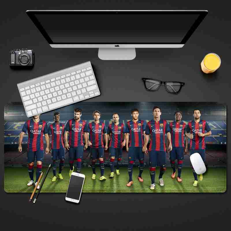 FC BARCELONA Official Team Photo Mouse Keyboard Pad Table Desktop Mat