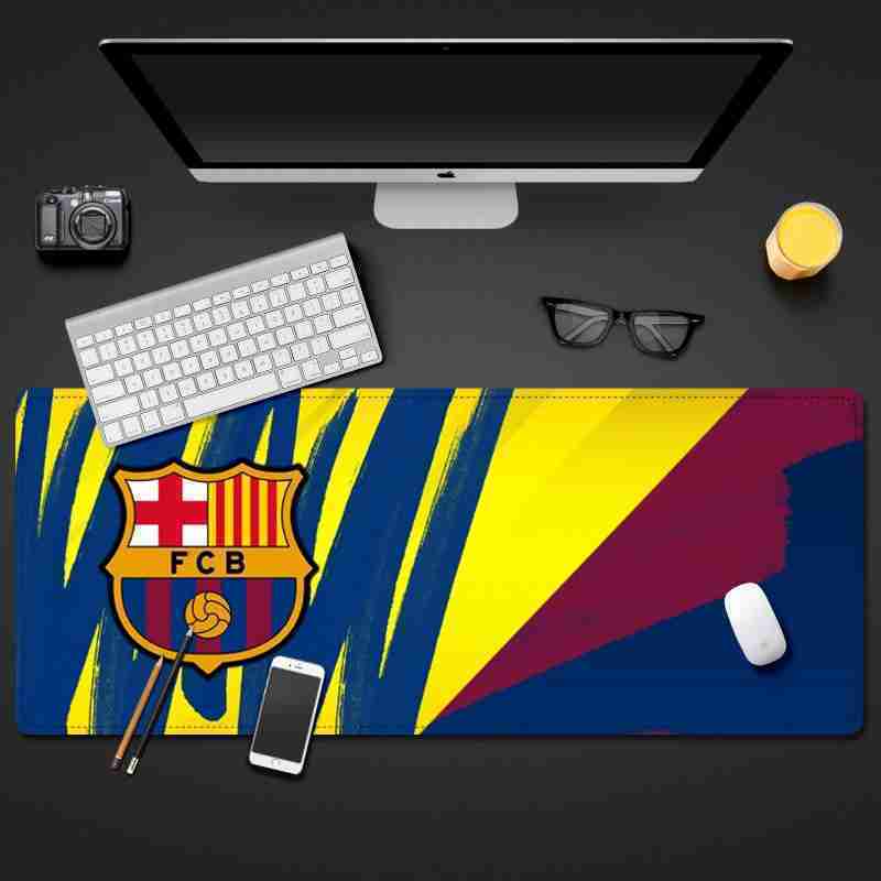 FC BARCELONA Official Multicolored Mouse Keyboard Pad Table Desktop Mat