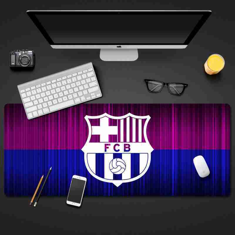 FC BARCELONA Official Purple Blue Background Mouse Keyboard Pad Table Desktop Mat