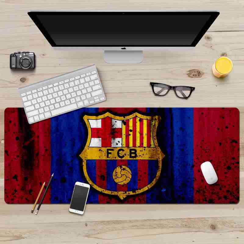 FC BARCELONA Official Red Blue Flag Mouse Keyboard Pad Table Desktop Mat