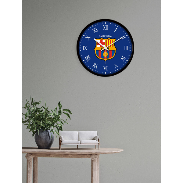 FC BARCELONA Official Roman Numerals Wall Clocks