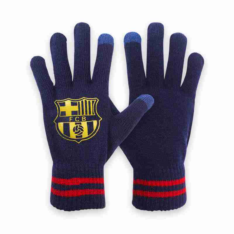 FC Barcelona Official Touchscreen Cotton Gloves - Barca Shop
